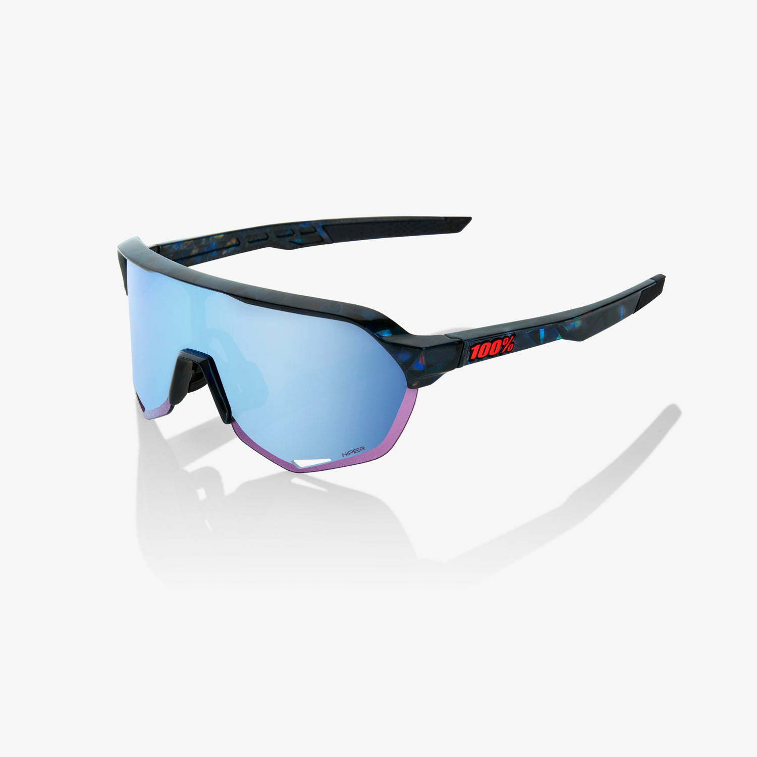 Noir Holograpique/Bleu