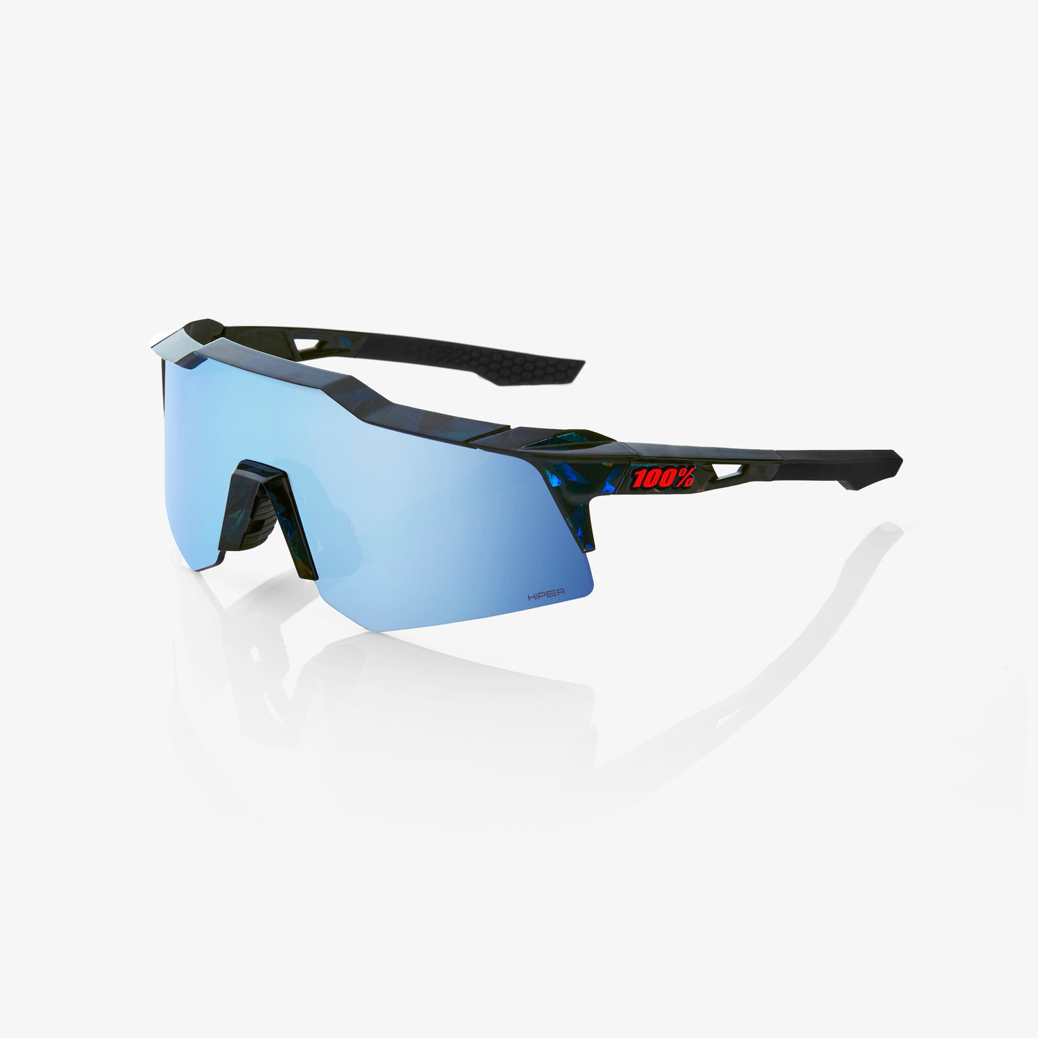 Noir Holograpique/Bleu