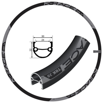 Roue avant K-Race TRK 20 700c Disc D/R