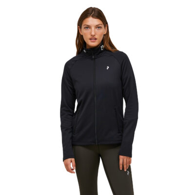 Couche intermédiaire Peak Performance Rider Essentials Midlayer Zip Femme